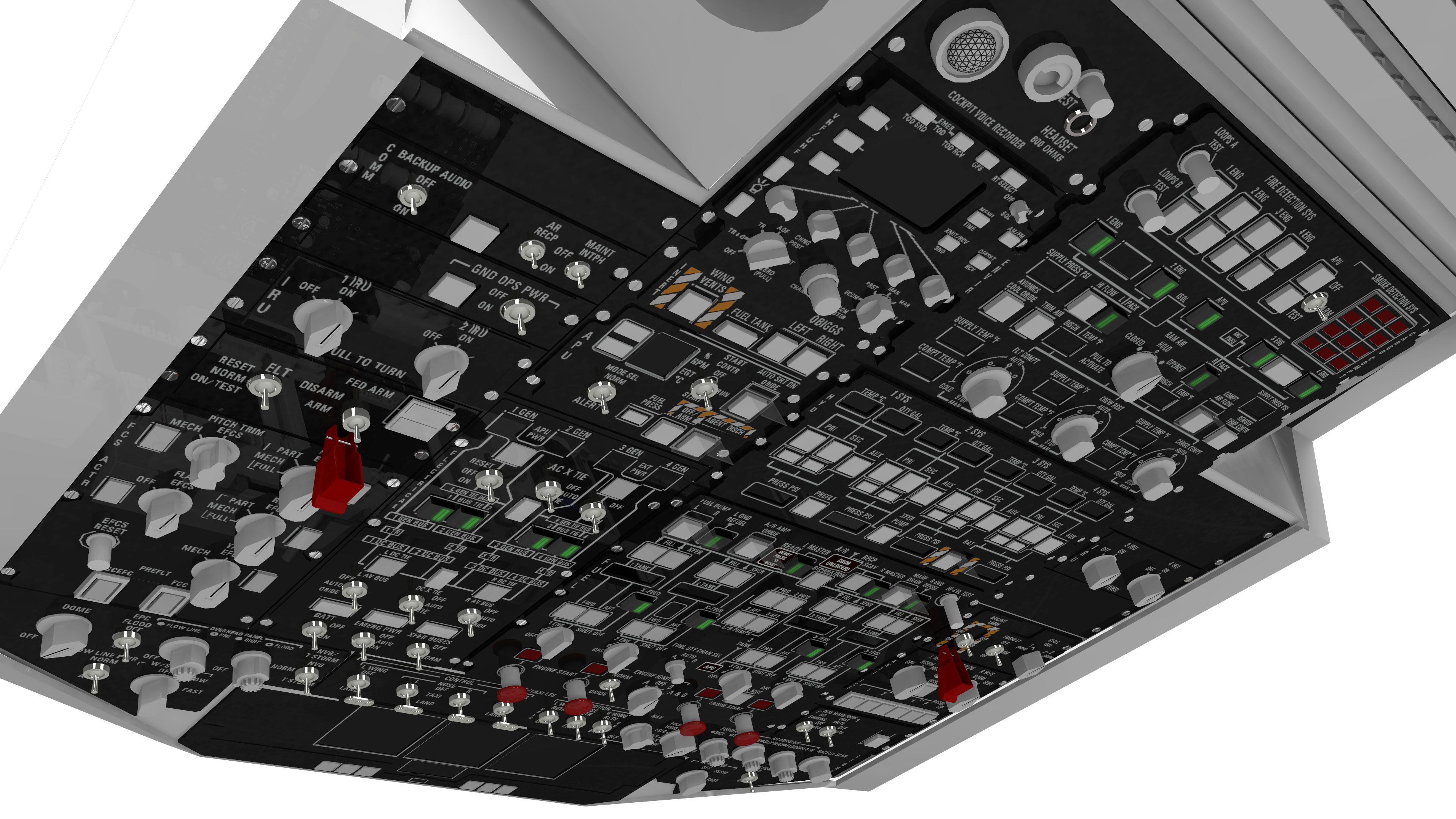 C 17 Overhead Panel